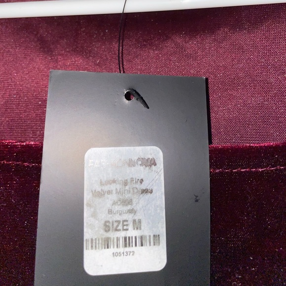 Fashion Nova Looking Fire Velvet Mini Dress - Picture 6 of 6